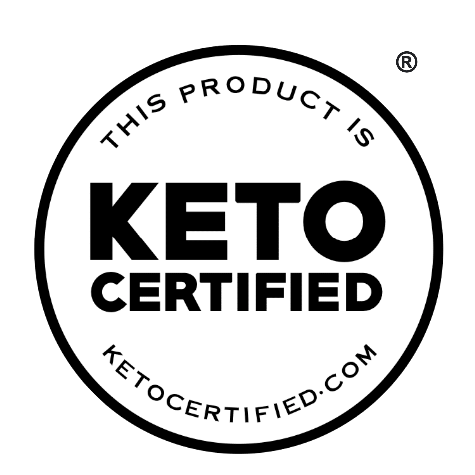 This product is Keto Certified ketocertified.com logo